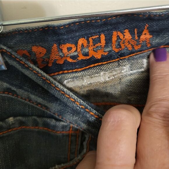 Custo Barcelona Mens Straight Blue Jeans, Waist 32x32 - Picture 9 of 14